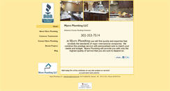 Desktop Screenshot of myersplumbingllc.com