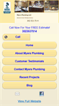 Mobile Screenshot of myersplumbingllc.com